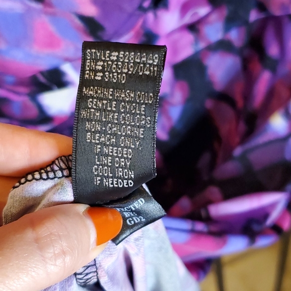 I.N. Studio Petite Abstract Dress 💜 - Picture 10 of 10